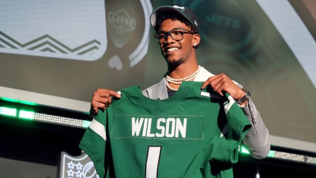 New York Jets WR Garrett Wilson at 2022 NFL Draft